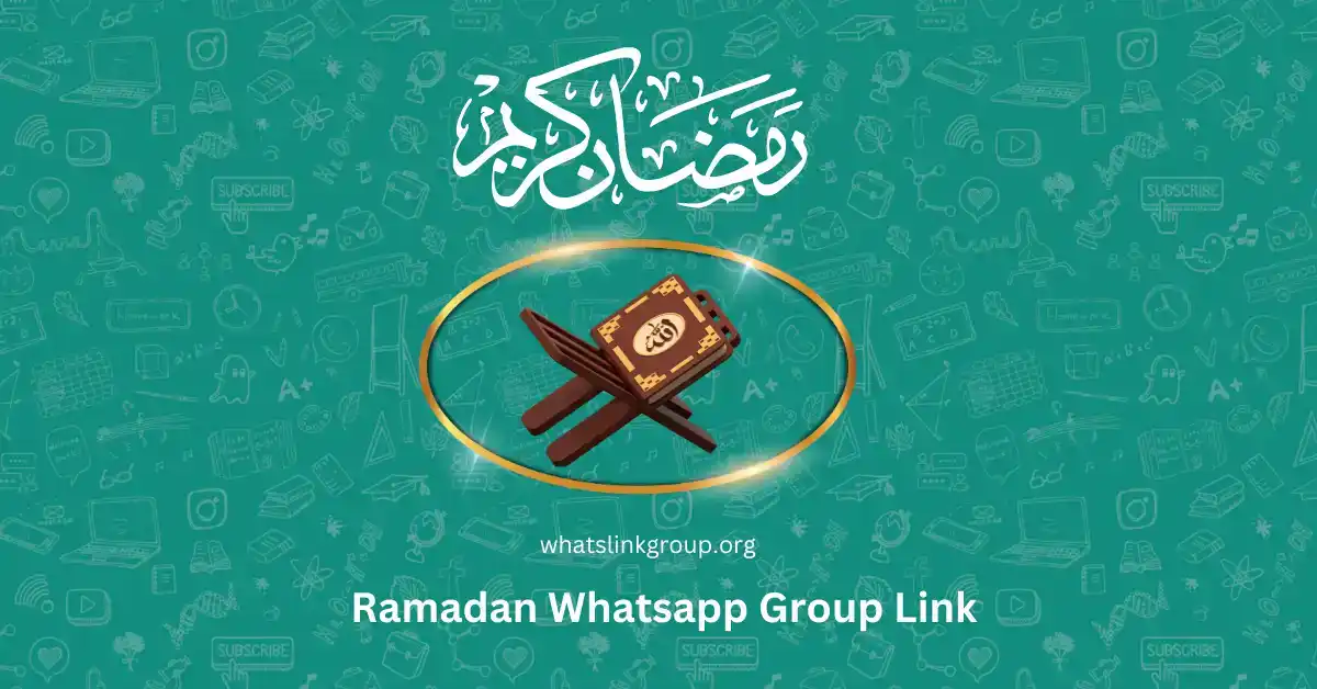 caligraphy text of ramadan kareem for ramadan whatsapp group link featured image
